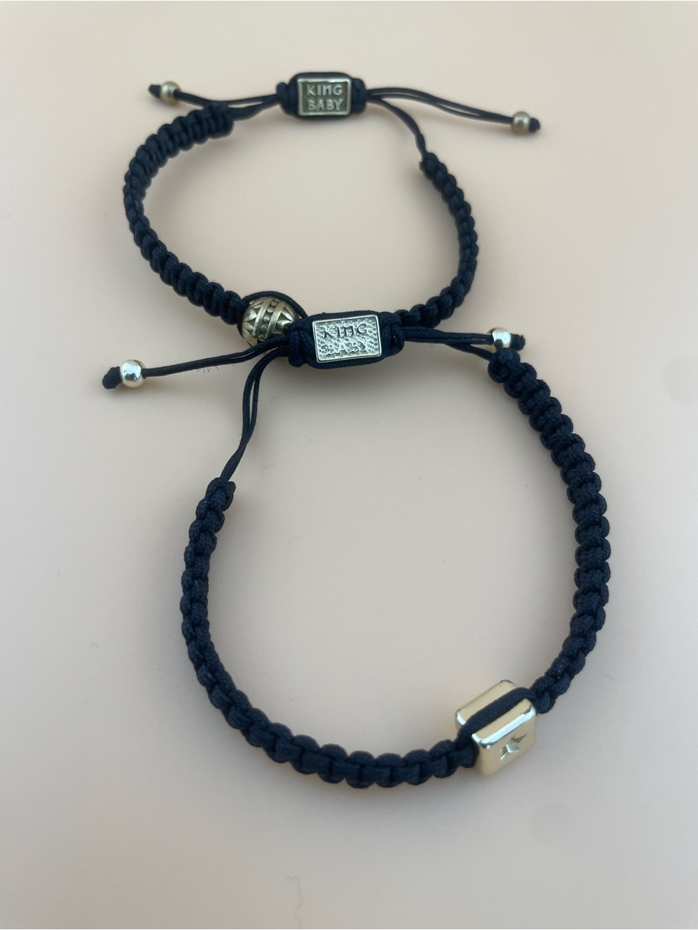 King Baby Studio Bracelet Set Adjustable Cord Stack Unisex